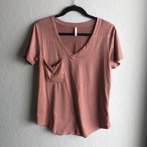 Z Supply Suede Pocket Tee
